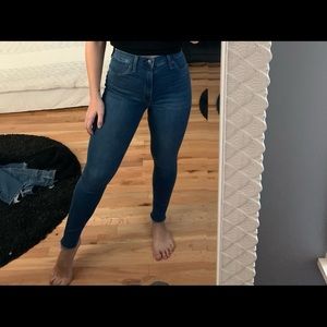 Ultra high rise jean legging